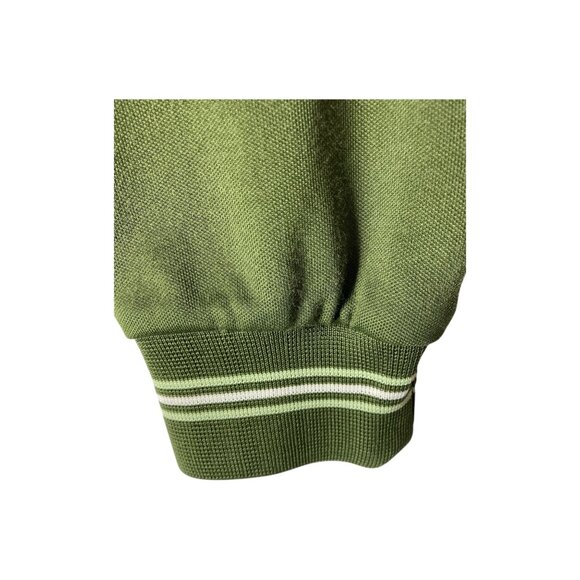 Y2K Quicksilver Jacket Green & White Track Full Zip Hoodless 2000s Size S/P - Picture 6 of 12